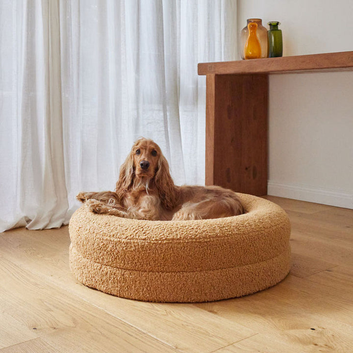 Household Solid Color Leisure Pet Round Bed: The Perfect Retreat for Your Feline Friend