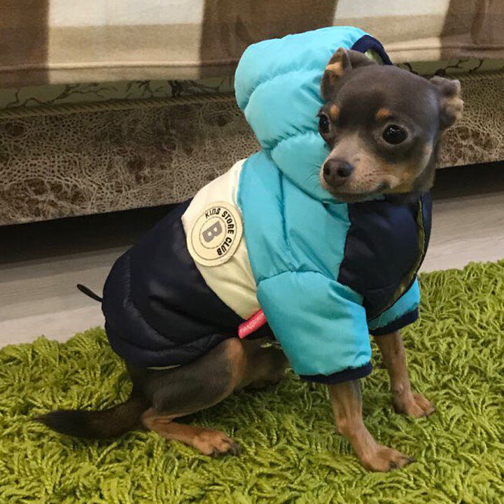 Keep Your Furry Friends Cozy and Stylish with Our Waterproof Warm Pet Cotton-padded Jacket