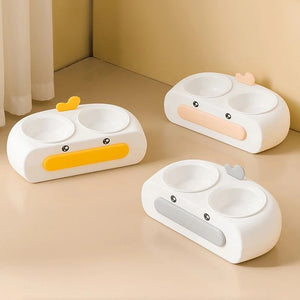 Why Your Pets Deserve the Duck Design Double Pet Feeding Bowl