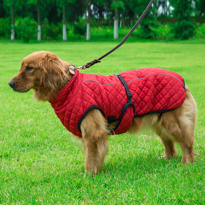 The Ultimate Comfort for Your Furry Friend: Adjustable Warm Pet Cotton Jacket